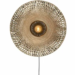 Applique murale Good & Mojo KALIMANTAN Noir, 1 lumière