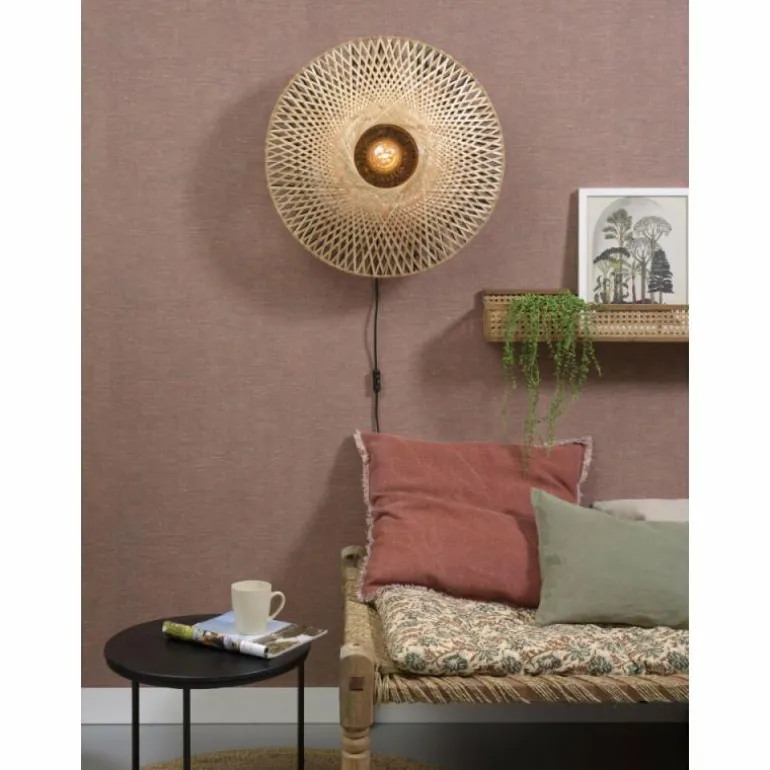 Applique murale Good & Mojo KALIMANTAN Noir, 1 lumière