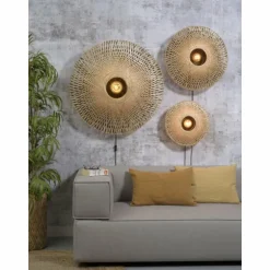 Applique murale Good & Mojo KALIMANTAN Noir, 1 lumière