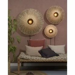 Applique murale Good & Mojo KALIMANTAN Noir, 1 lumière