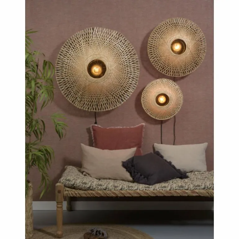 Applique murale Good & Mojo KALIMANTAN Noir, 1 lumière