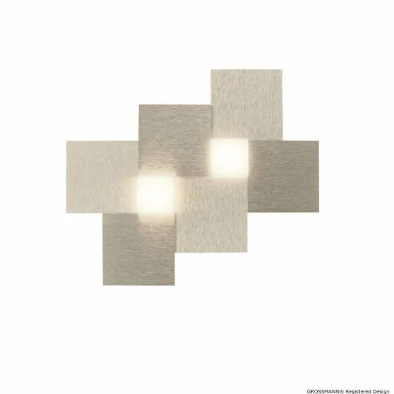 Applique murale Grossmann Creo LED Champagne, 2 lumières