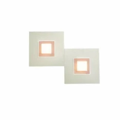 Applique murale Grossmann Karree LED Cuivre, 2 lumières