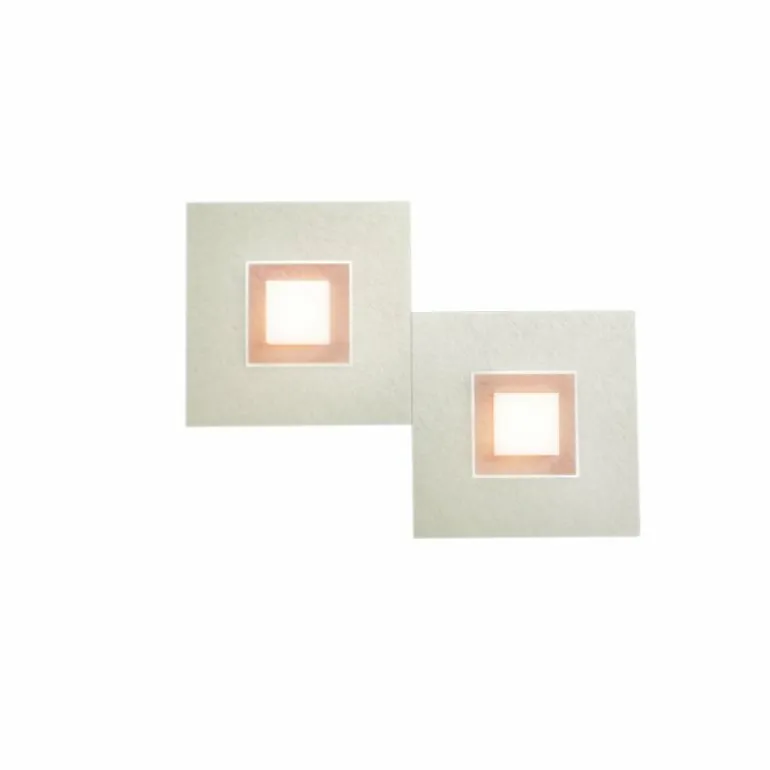 Applique murale Grossmann Karree LED Cuivre, 2 lumières