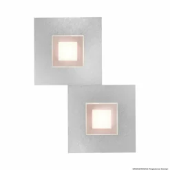 Applique murale Grossmann Karree LED Cuivre, 2 lumières