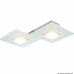 Applique murale Grossmann Karree LED Champagne, 2 lumières