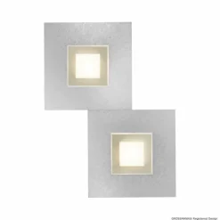 Applique murale Grossmann Karree LED Champagne, 2 lumières