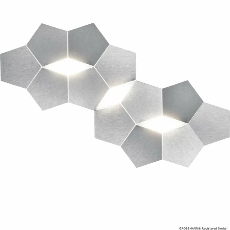 Applique murale Grossmann Linde LED Aluminium, 3 lumières