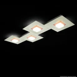 Applique murale Grossmann Karree LED Cuivre, 4 lumières