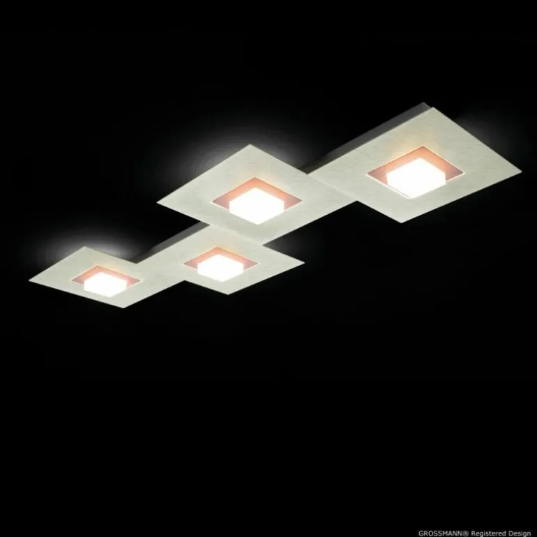 Applique murale Grossmann Karree LED Cuivre, 4 lumières