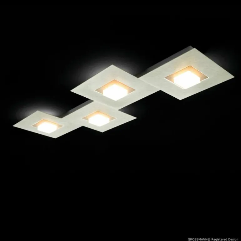Applique murale Grossmann Karree LED Champagne, 4 lumières