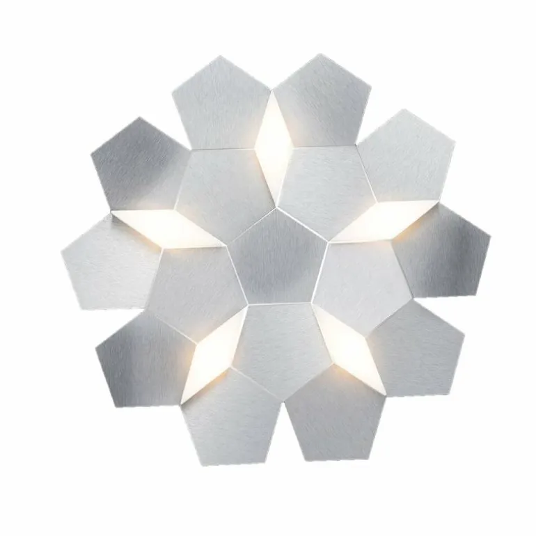 Applique murale Grossmann Karat LED Aluminium, 5 lumières