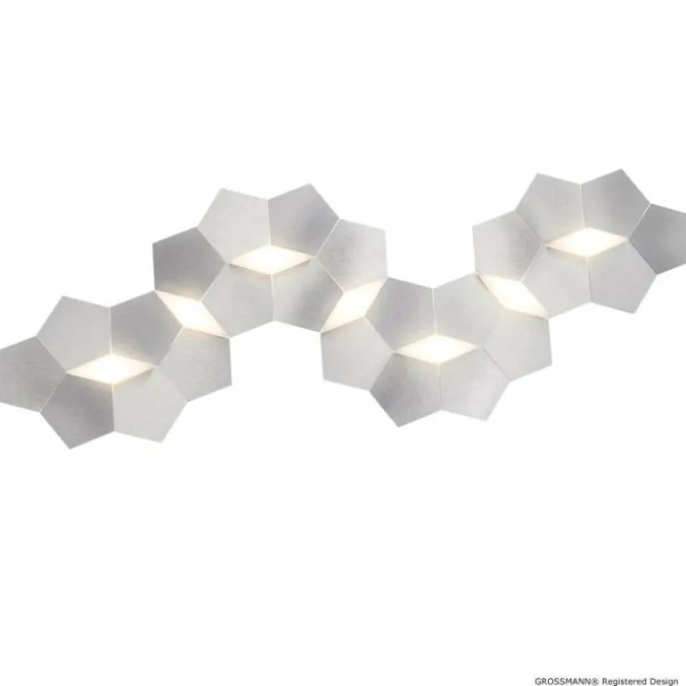 Applique murale Grossmann Linde LED Aluminium, 7 lumières