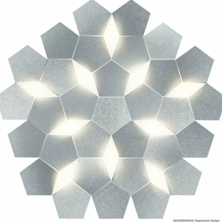Applique murale Grossmann Karat LED Aluminium, 10 lumières