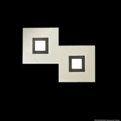 Applique murale Grossmann KARREE LED Noir, 2 lumières