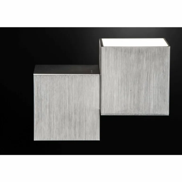 Applique murale Grossmann ROCKS LED Aluminium, 2 lumières