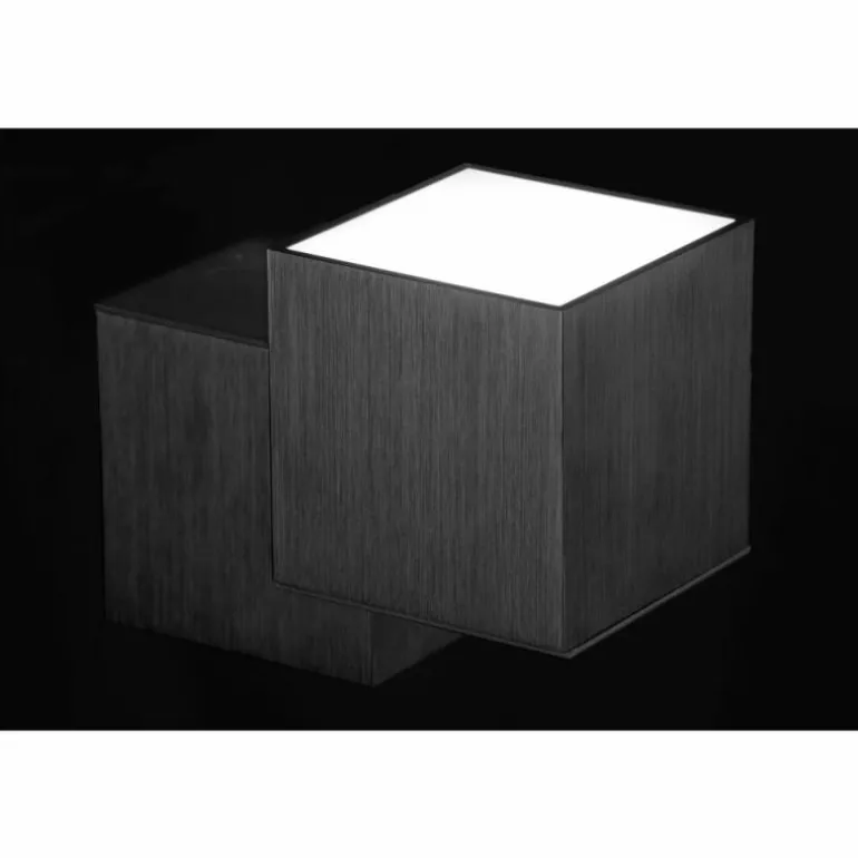 Applique murale Grossmann ROCKS LED Noir, 2 lumières