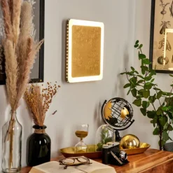Applique murale Guacacallo LED Or, Noir, Blanc, 1 lumière