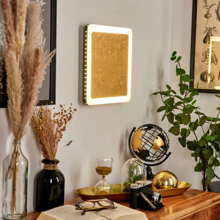 Applique murale Guacacallo LED Or, Noir, Blanc, 1 lumière