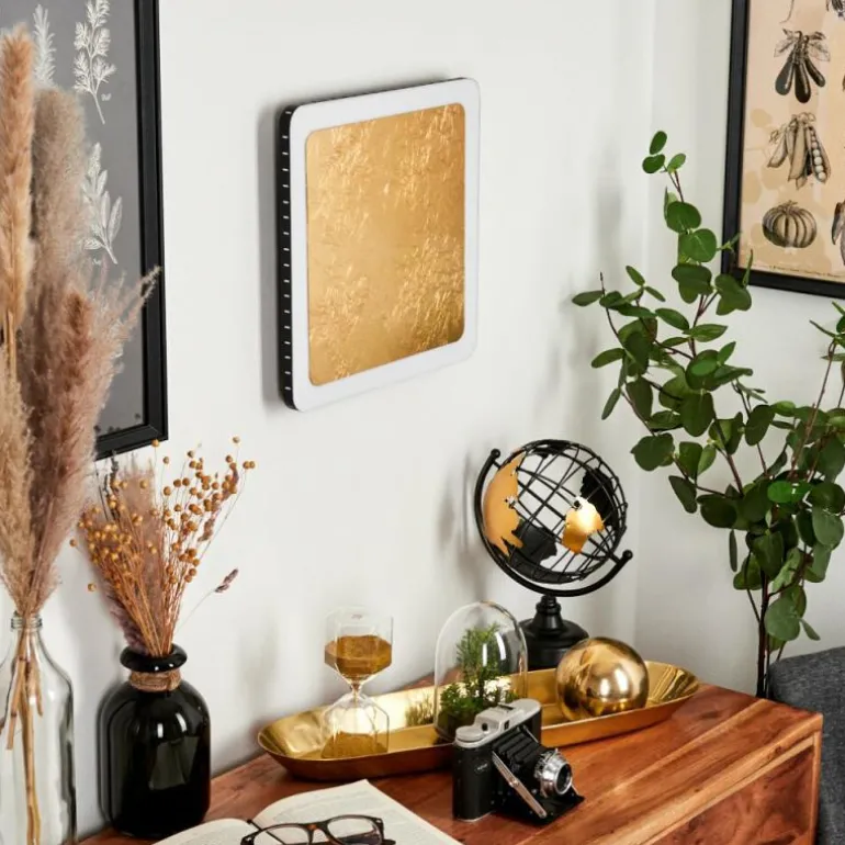 Applique murale Guacacallo LED Or, Noir, Blanc, 1 lumière