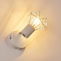 Applique murale Gullspang Blanc, 1 lumière