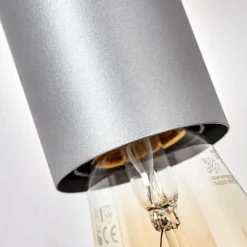 Applique murale Hautahi Gris, Bois foncé, 1 lumière