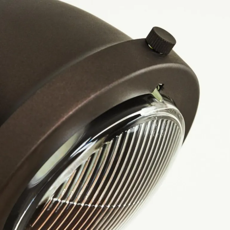 Applique murale Herford Brun, Bois foncé, 1 lumière