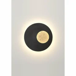 Applique murale Holländer LUNA LED Brun, Or, Noir, 1 lumière