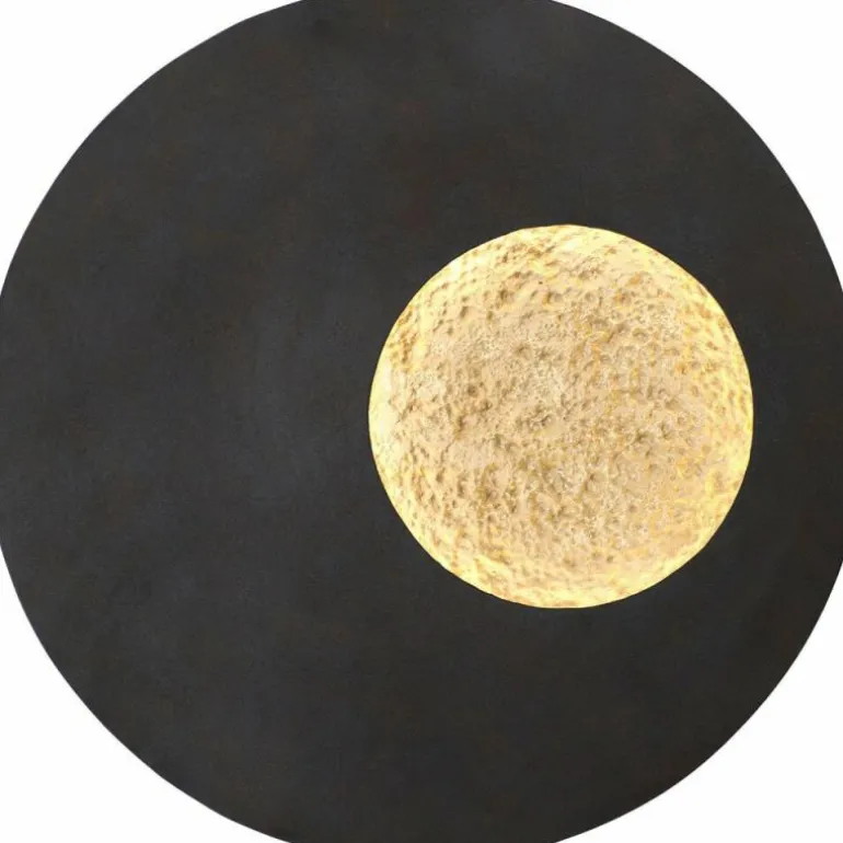 Applique murale Holländer LUNA LED Brun, Or, Noir, 1 lumière