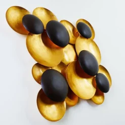 Applique murale Holländer BOLLADARIA LED Or, Noir, 9 lumières