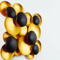 Applique murale Holländer BOLLADARIA LED Or, Noir, 9 lumières