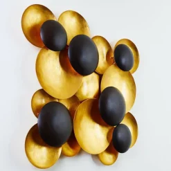 Applique murale Holländer BOLLADARIA LED Or, Noir, 9 lumières