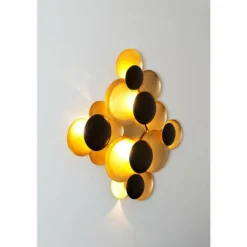 Applique murale Holländer BOLLADARIA LED Brun, Or, Noir, 9 lumières