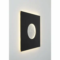 Applique murale Holländer LUNA QUADRAT GROSS LED Brun, Noir, Argenté, 1 lumière