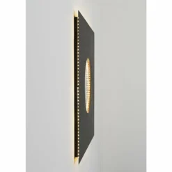 Applique murale Holländer LUNA QUADRAT GROSS LED Brun, Noir, Argenté, 1 lumière