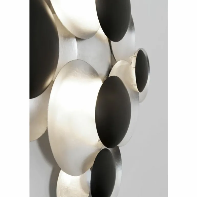 Applique murale Holländer BOLLADARIA LED Noir, Argenté, 9 lumières