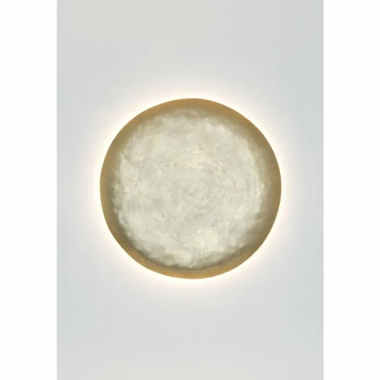 Applique murale Holländer MALTES LED Or, 1 lumière