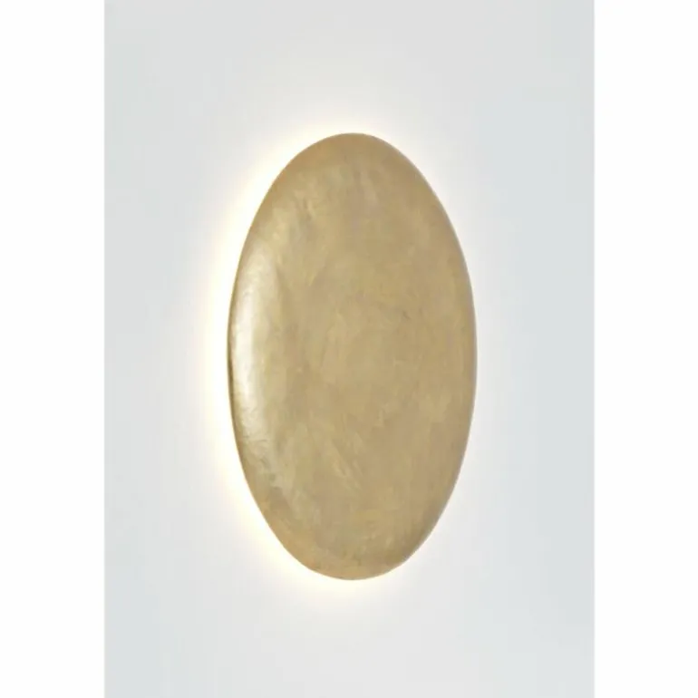 Applique murale Holländer MALTES LED Or, 1 lumière