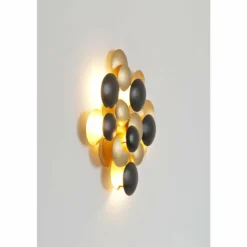 Applique murale Holländer BOLLADARIA GRANDE LED Brun, Or, Noir, 6 lumières