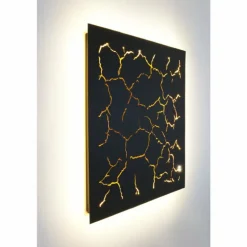 Applique murale Holländer LARICA LED Brun, Or, Noir, 1 lumière