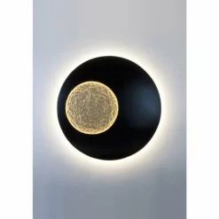 Applique murale Holländer LUNA EXTRA GROSS LED Brun, Or, Noir, 1 lumière