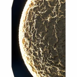 Applique murale Holländer LUNA EXTRA GROSS LED Brun, Or, Noir, 1 lumière