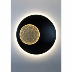 Applique murale Holländer LUNA EXTRA GROSS LED Brun, Or, Noir, 1 lumière