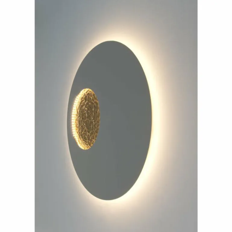Applique murale Holländer LUNA LED Or, Gris, 2 lumières