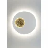 Applique murale Holländer LUNA LED Or, Blanc, 2 lumières