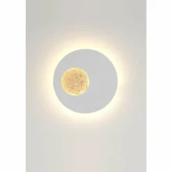 Applique murale Holländer LUNA LED Or, Blanc, 2 lumières