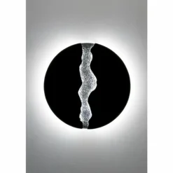 Applique murale Holländer LAVA LED Brun, Noir, Argenté, 3 lumières