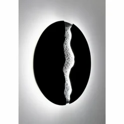 Applique murale Holländer LAVA LED Brun, Noir, Argenté, 3 lumières