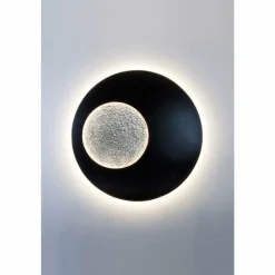 Applique murale Holländer LUNA LED Brun, Noir, Argenté, 2 lumières
