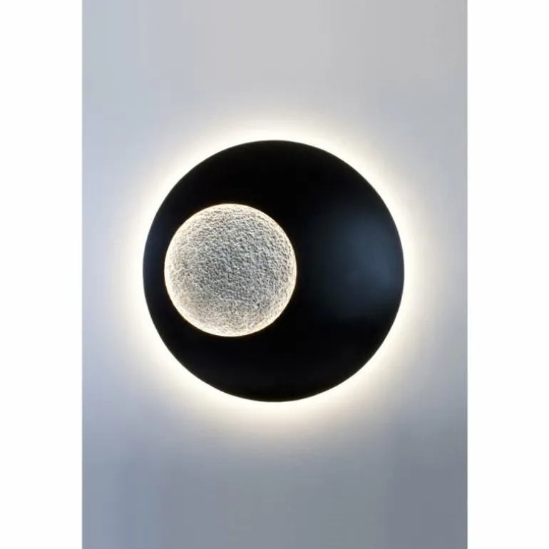 Applique murale Holländer LUNA LED Brun, Noir, Argenté, 2 lumières